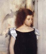 Fernand Khnopff Portrait of Gabrielle Braun USA oil painting artist